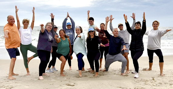 company retreat yoga