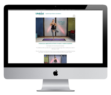 LifeBoard hard surface yoga floor